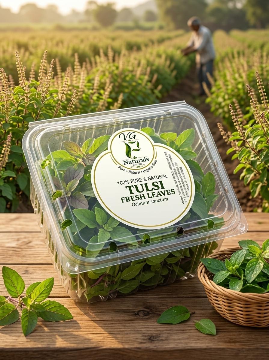 Fresh Tulsi Leaves — VG Naturals